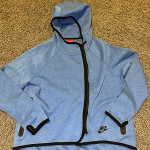 blue nike zip up